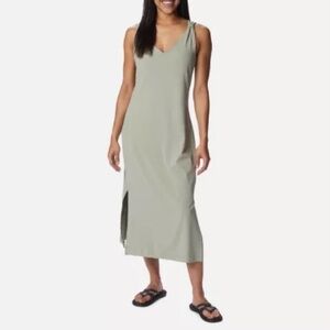 Columbia Women's Chill River™ Midi Dress Sleek Green Sleeveless Dress
